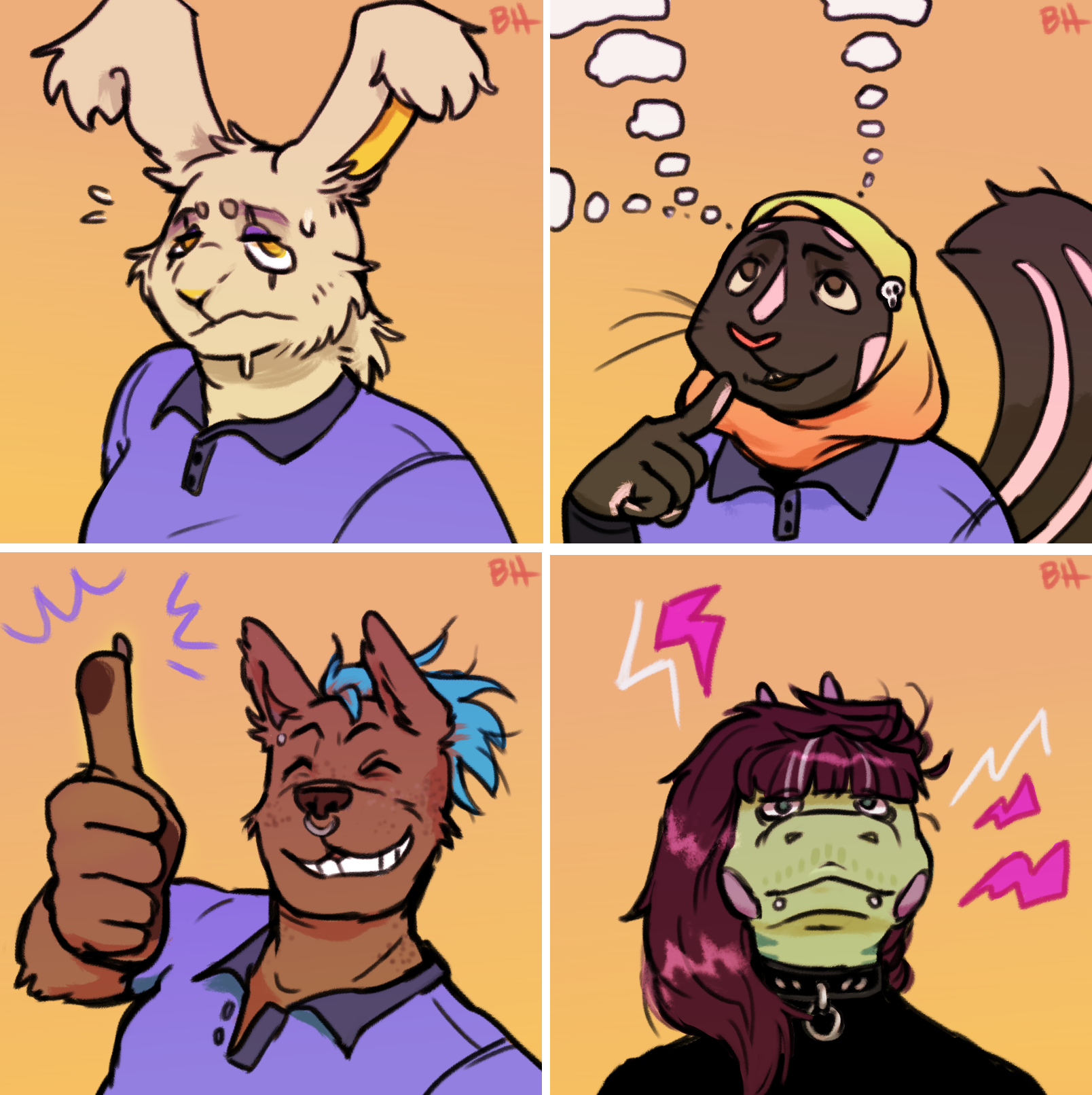 Character portraits for my project Summerside Park